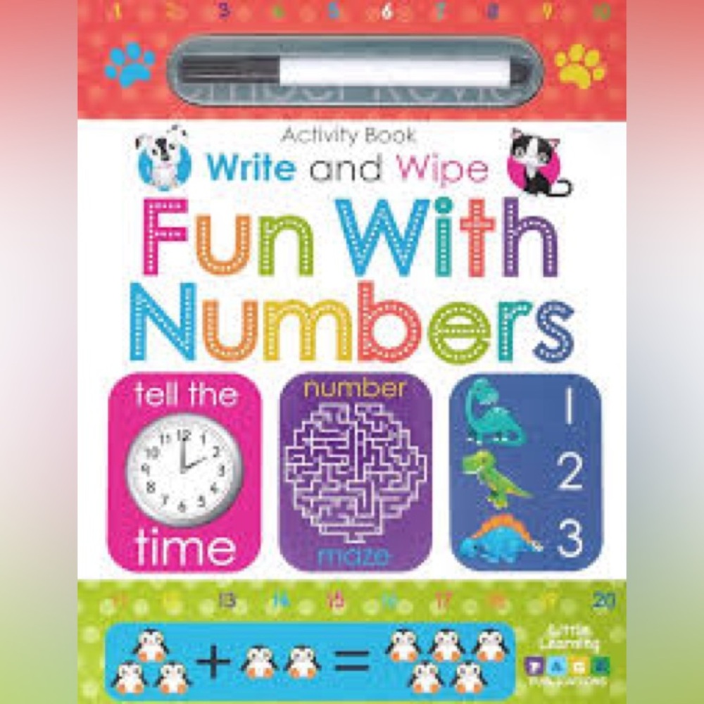 Write and Wipe Fun With Numbers Activity Book